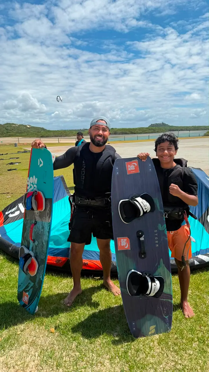 Momento de liberdade na Full Kite